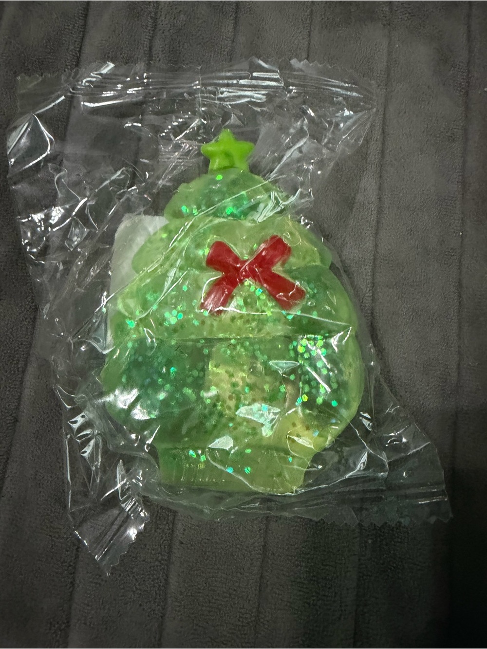 Green Christmas tree squishy dollar general